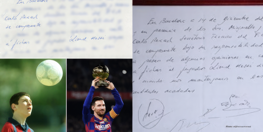 messi napkin bid