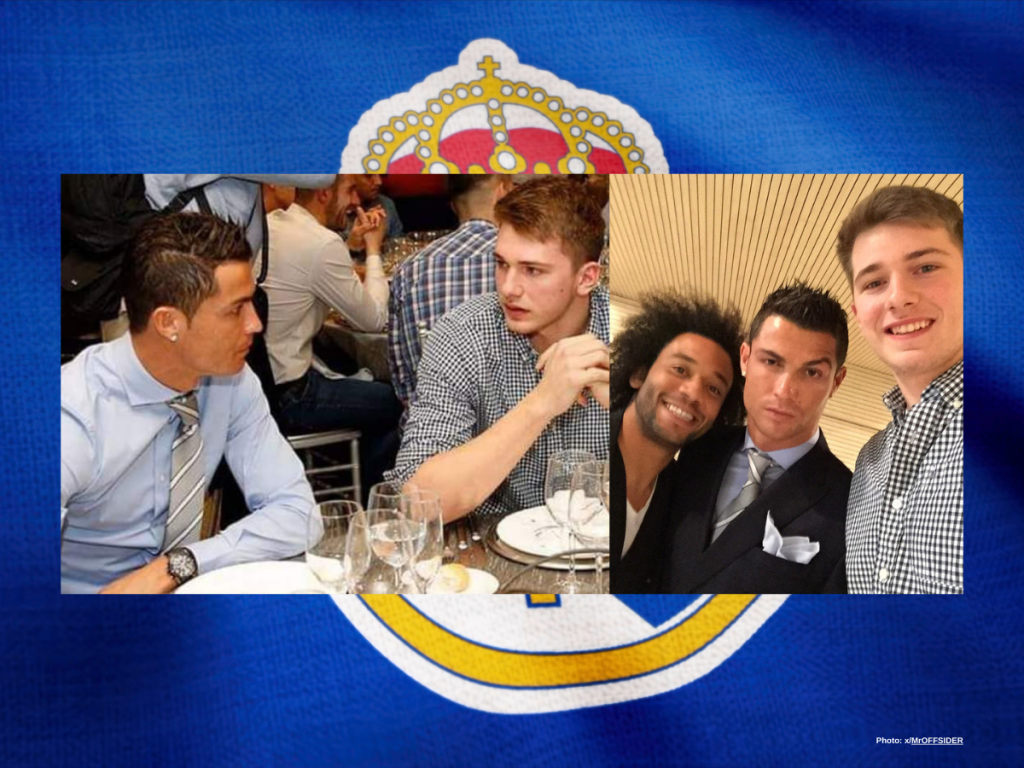doncic ronaldo real madrid meeting