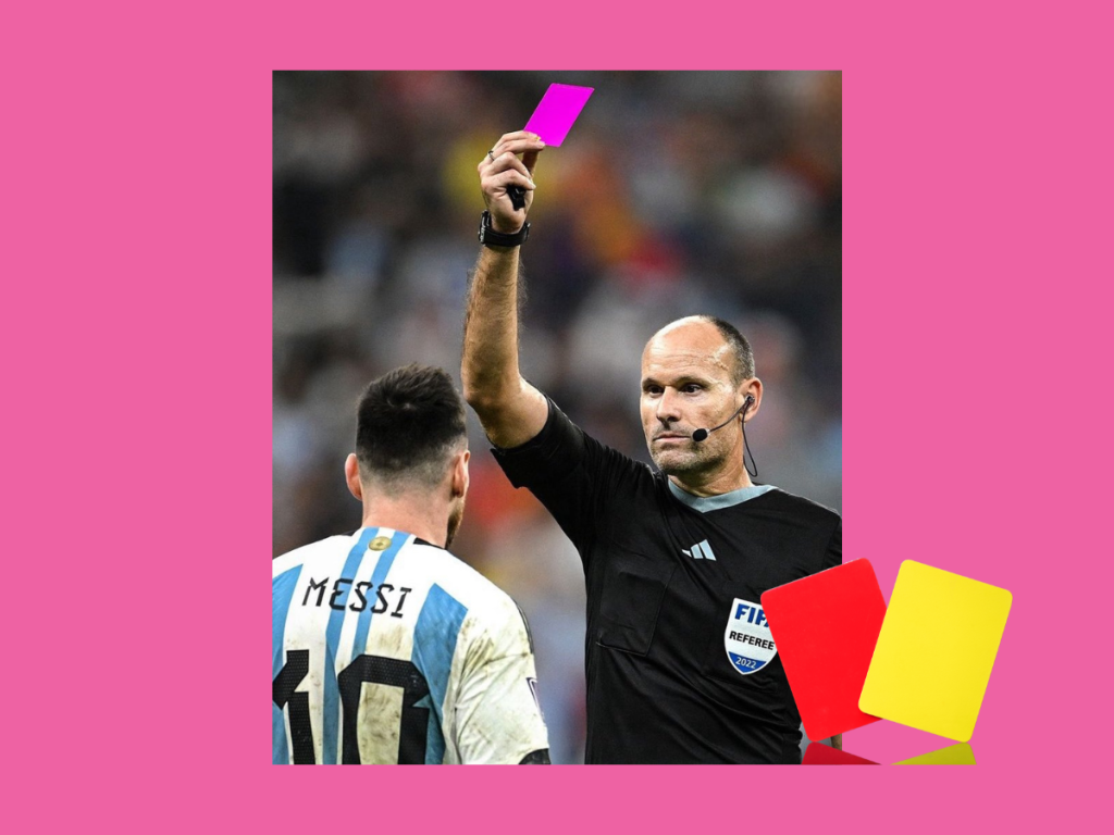 What is the new pink card to be used at Copa America 24? copa america pink card