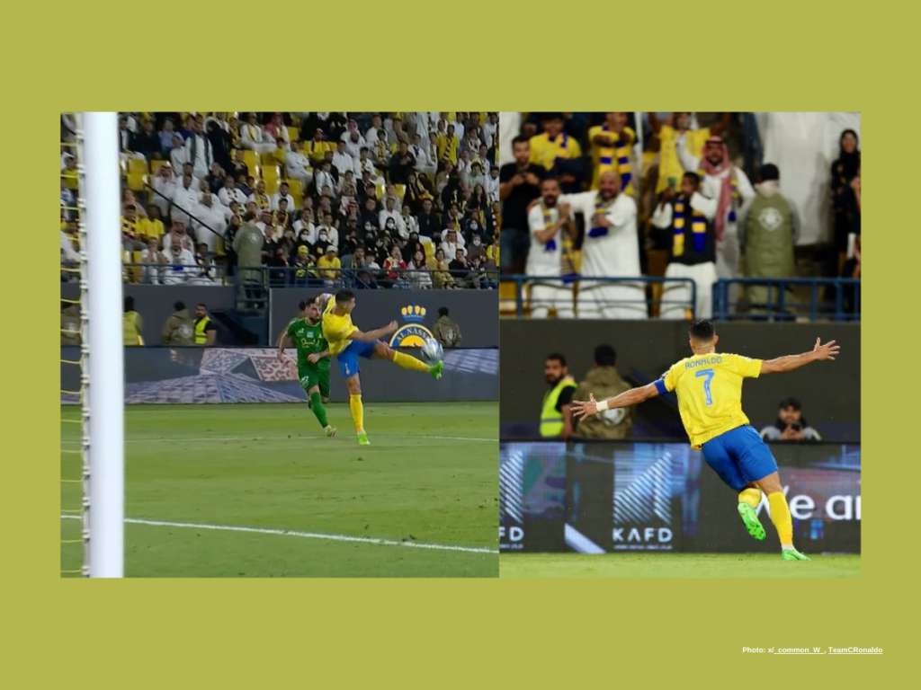 ronaldo kings cup goal