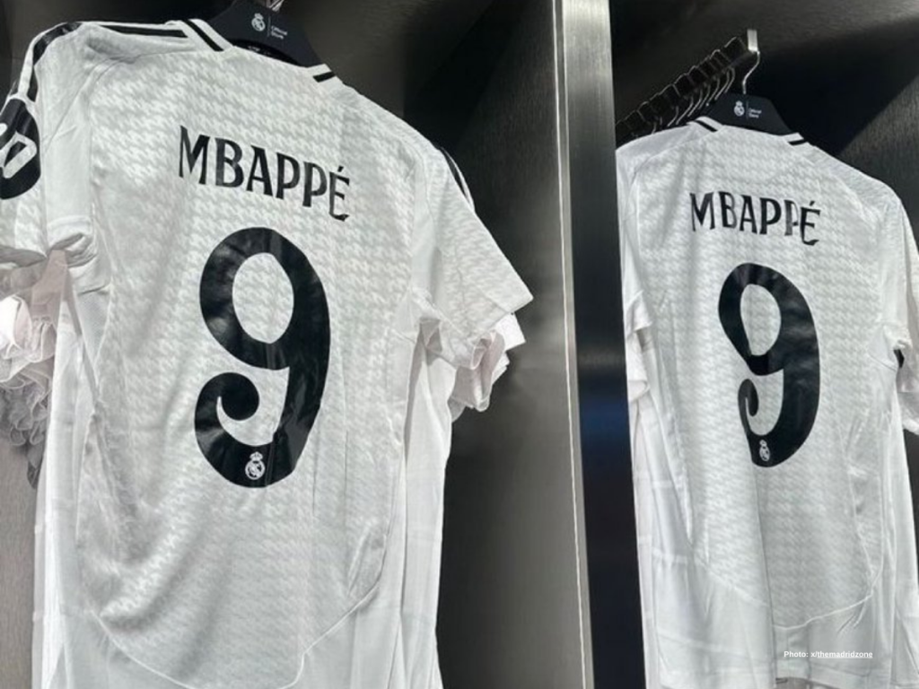 mbappe real madrid shirt
