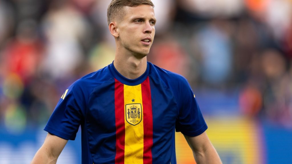 dani olmo first barca game