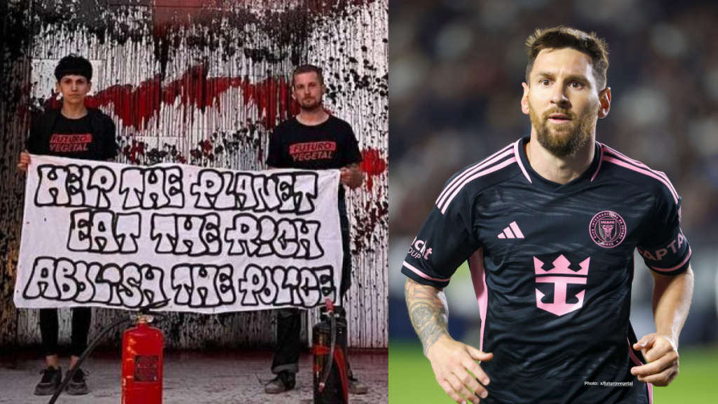 Watch climate activists vandalize Lionel Messi\'s Ibiza mansion messi ibiza home