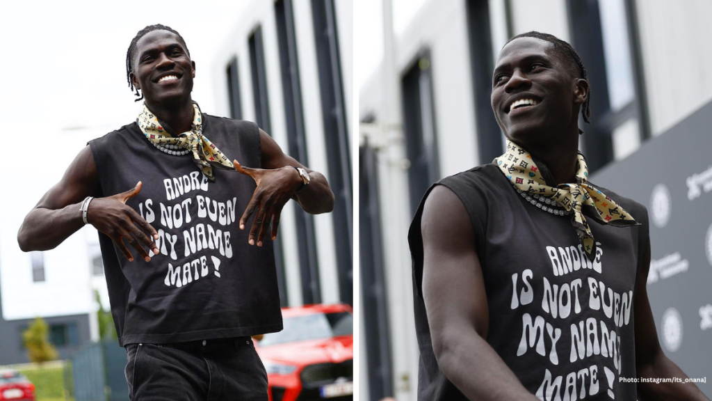 amadou onana andre name mistake