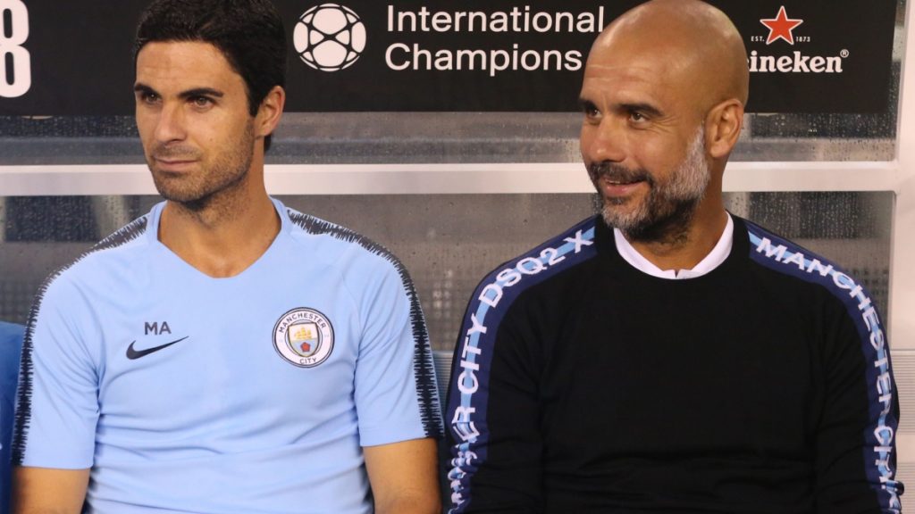 guardiola arteta texts