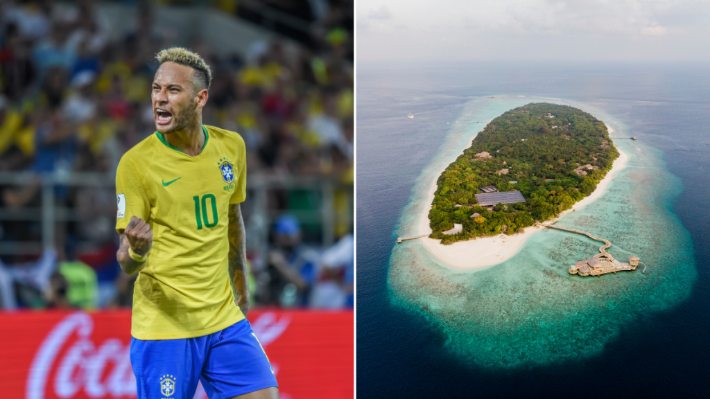 neymar private island