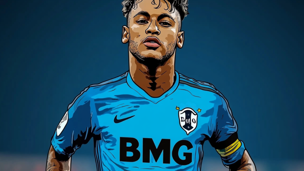 neymar santos blue kit