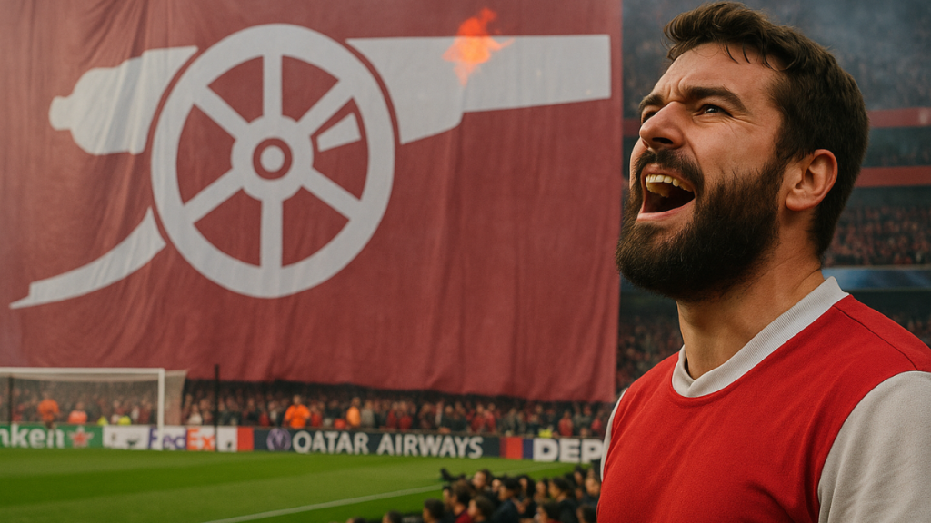 arsenal tifo champions league fail