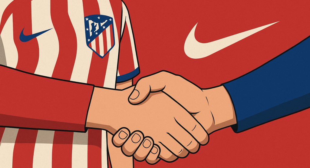 Nike commits to Atlético for another decade atletico nike handshake filled 1200x650