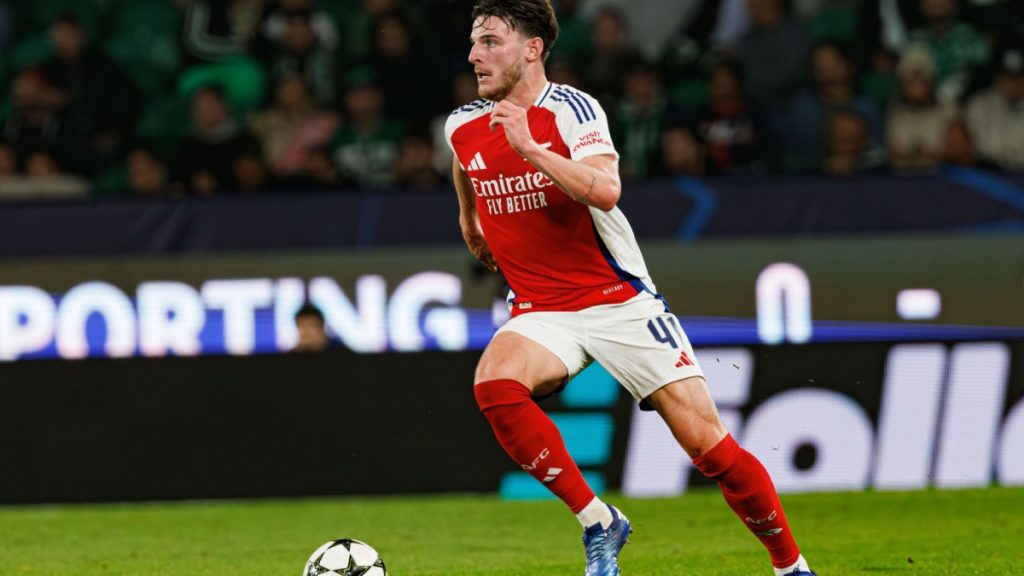 Watch: Rice’s free-kick double leaves Madrid on the ropes in Champions League declan rice