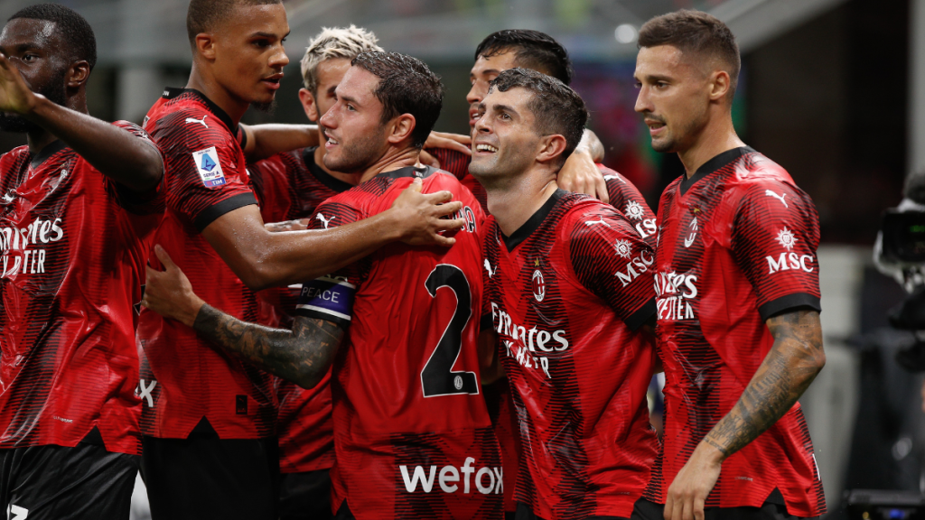 pulisic ac milan kit swap