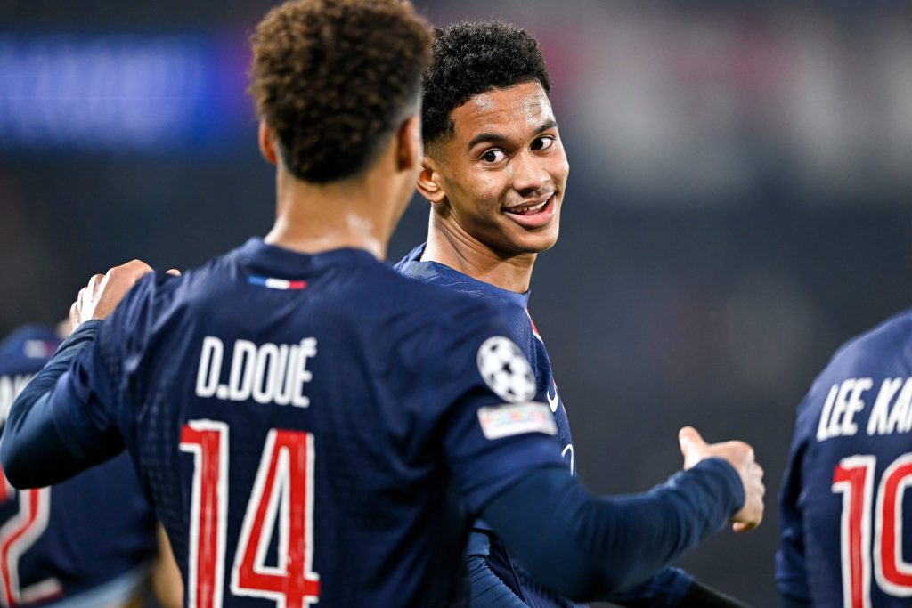 desire,doue,and,senny,mayulu,during,the,uefa,champions,league