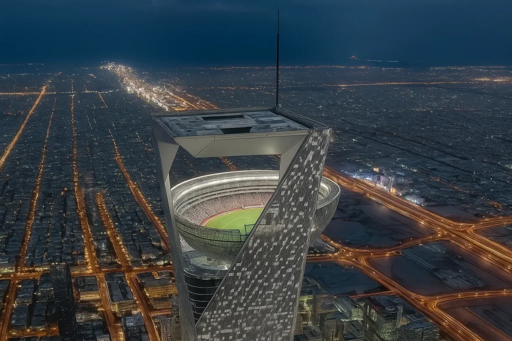 A stadium in the sky, what Saudi Arabia is actually proposing for 2034 saudi 2034 stadium