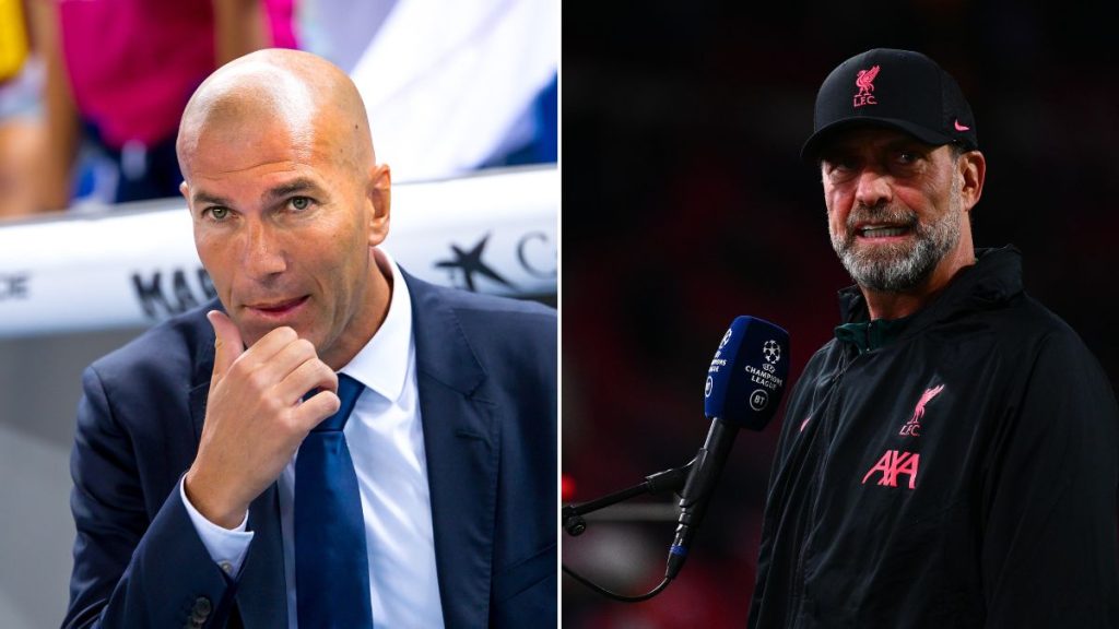 zidane and klopp
