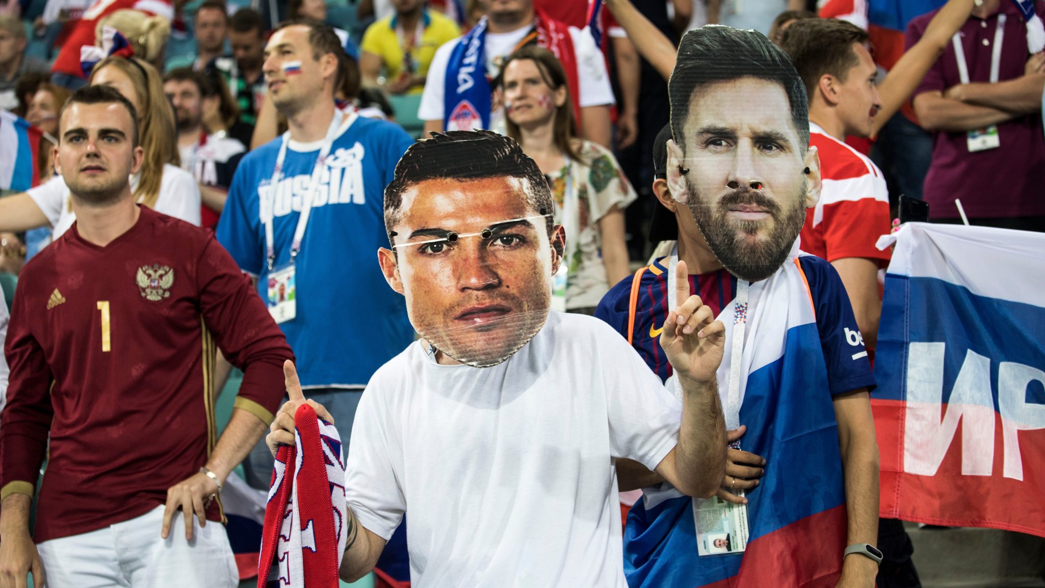 messi ronaldo world cups