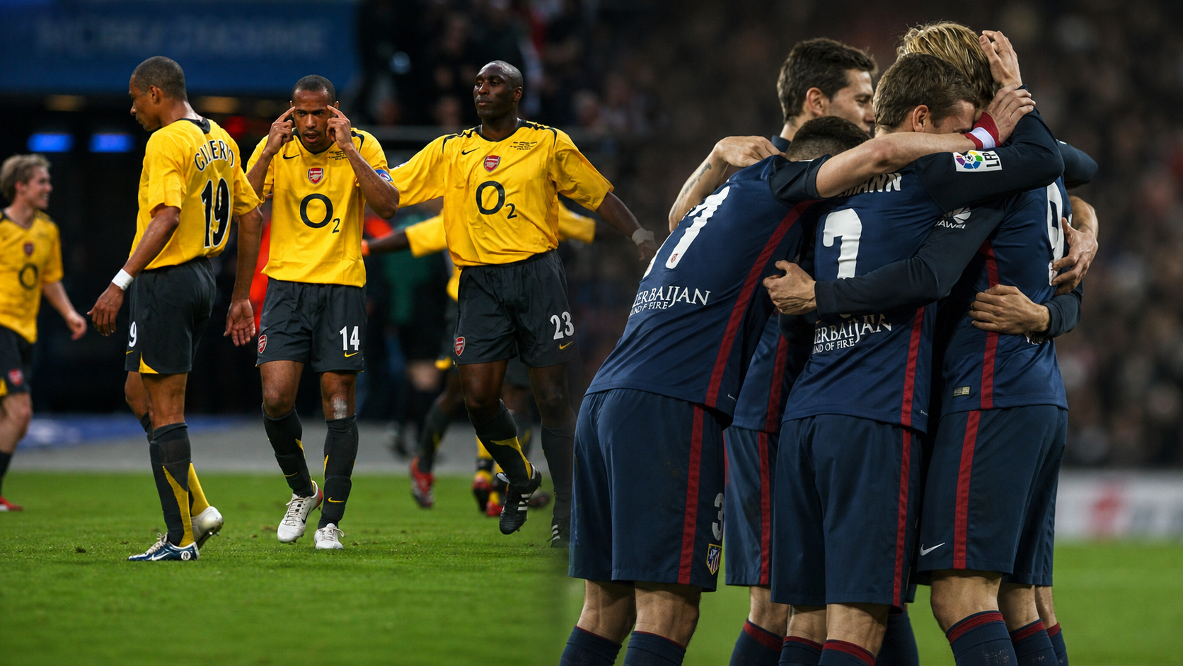 Arsenal and Atlético’s last Champions League finals came from different worlds arsenal atletico ucl