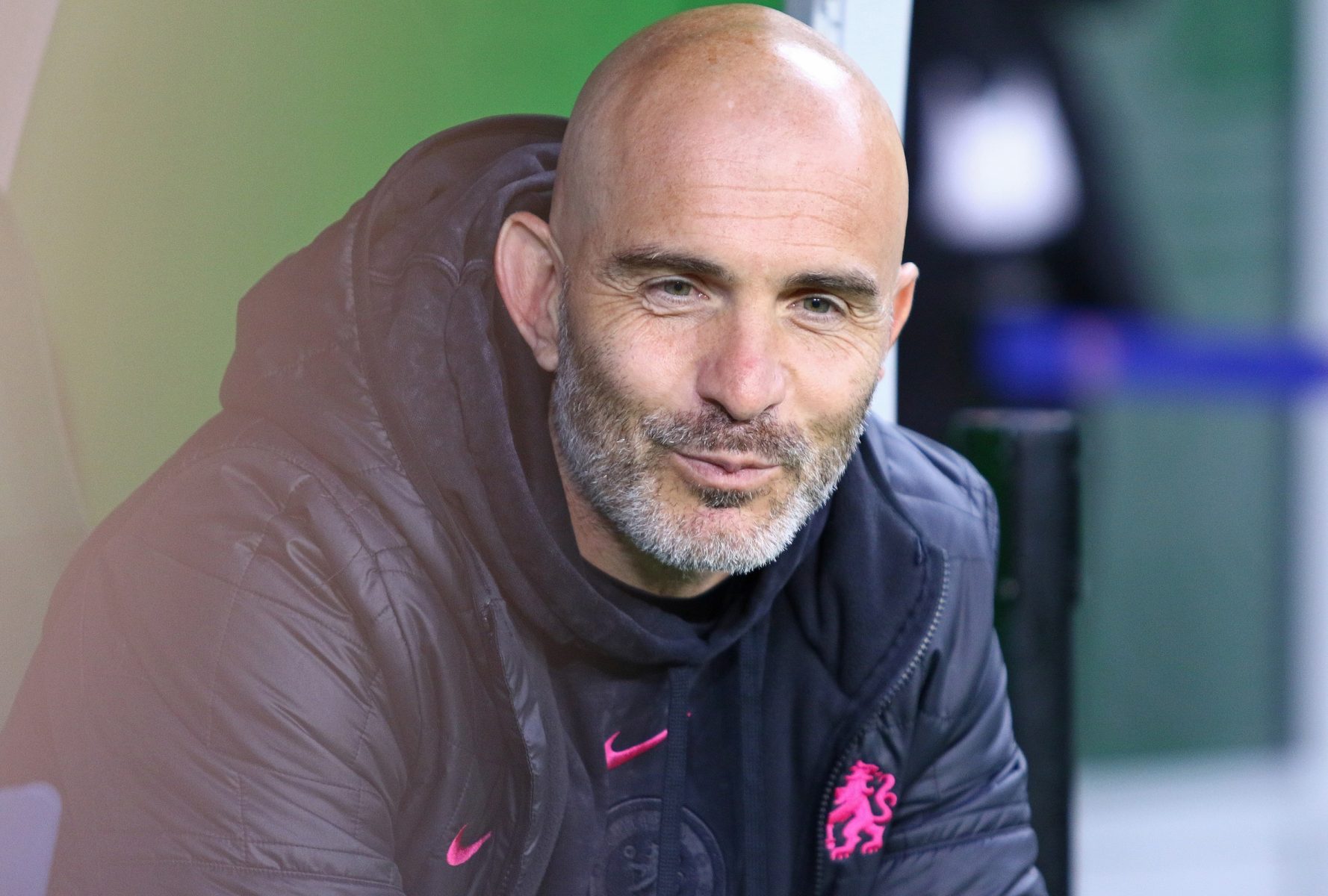 Pep Guardiola on the Manchester City bench before Enzo Maresca’s return as City manager
