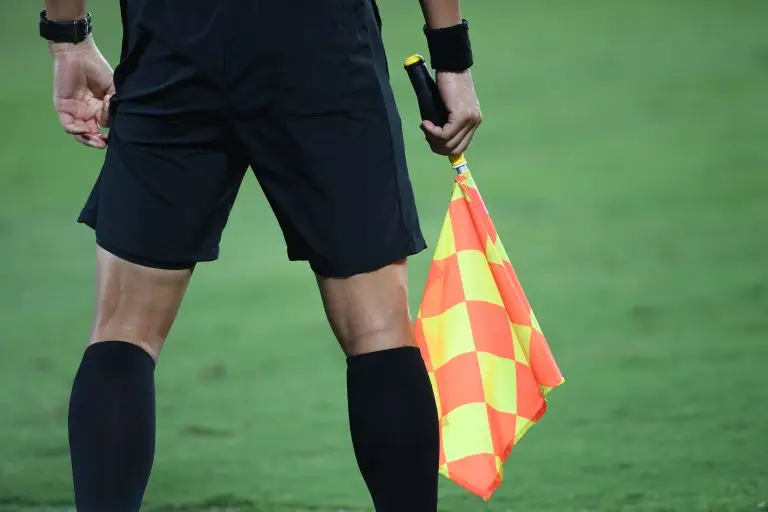 World Cup flag,of,assistant,referee,selective,focus