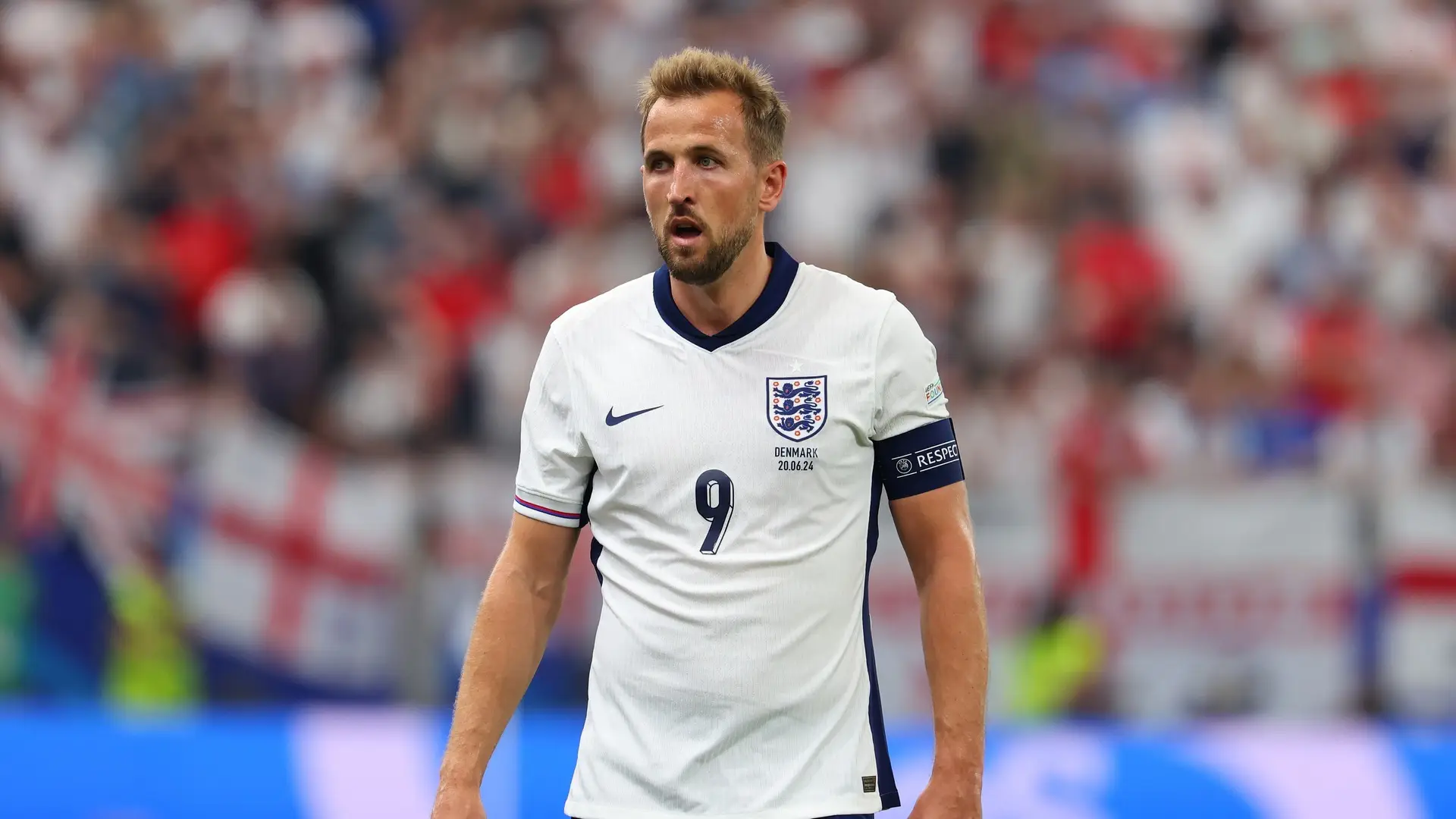 Harry Kane and England celebrate after the 2026 World Cup match against Panama.