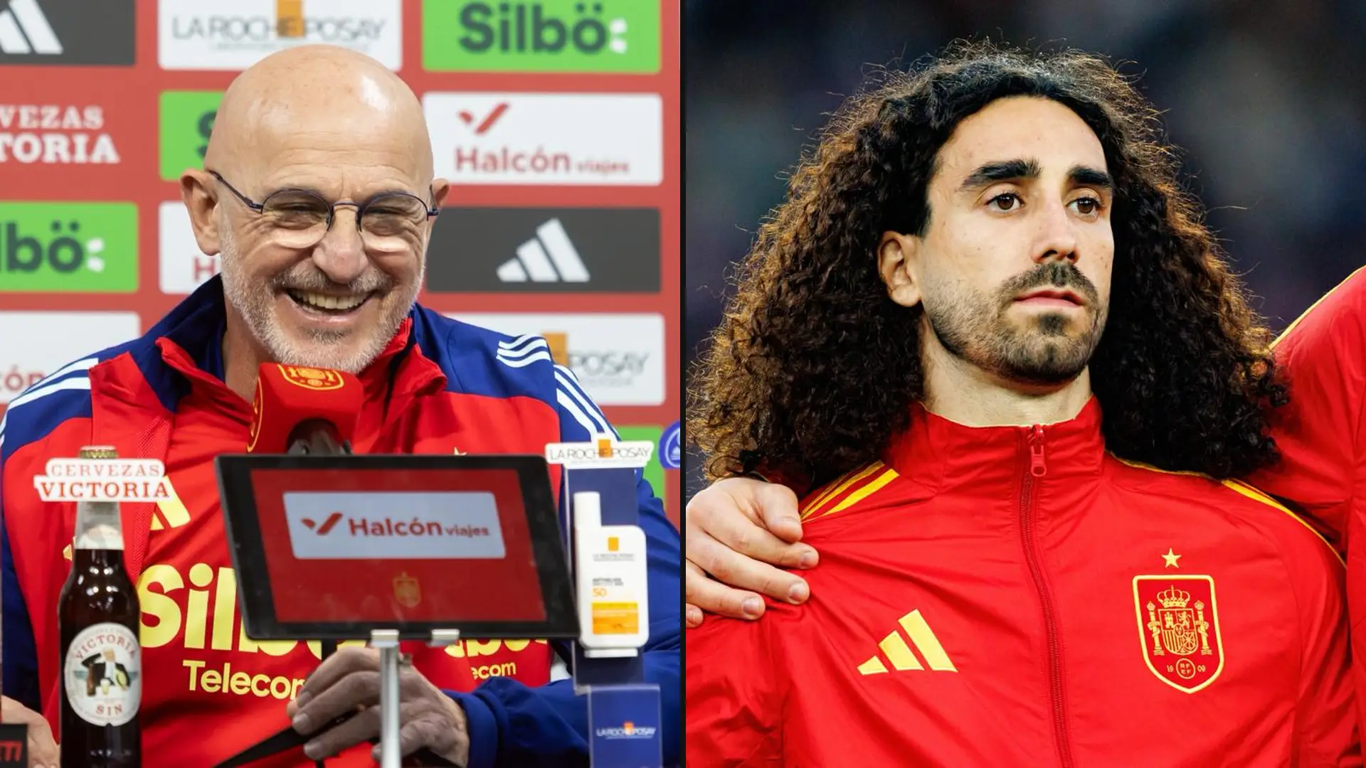 Marc Cucurella fulfills World Cup promise with Luis de la Fuente tattoo