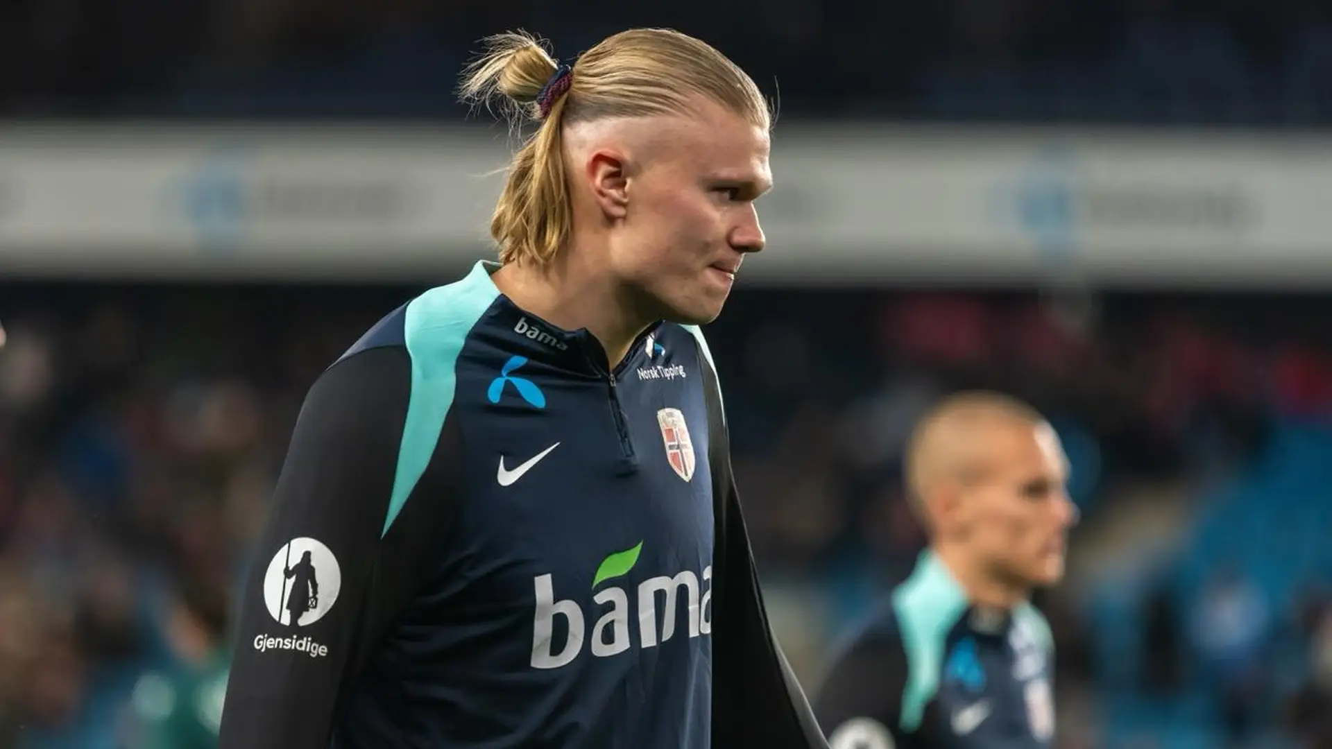 Erling Haaland in Norway training gear during the 2026 World Cup
