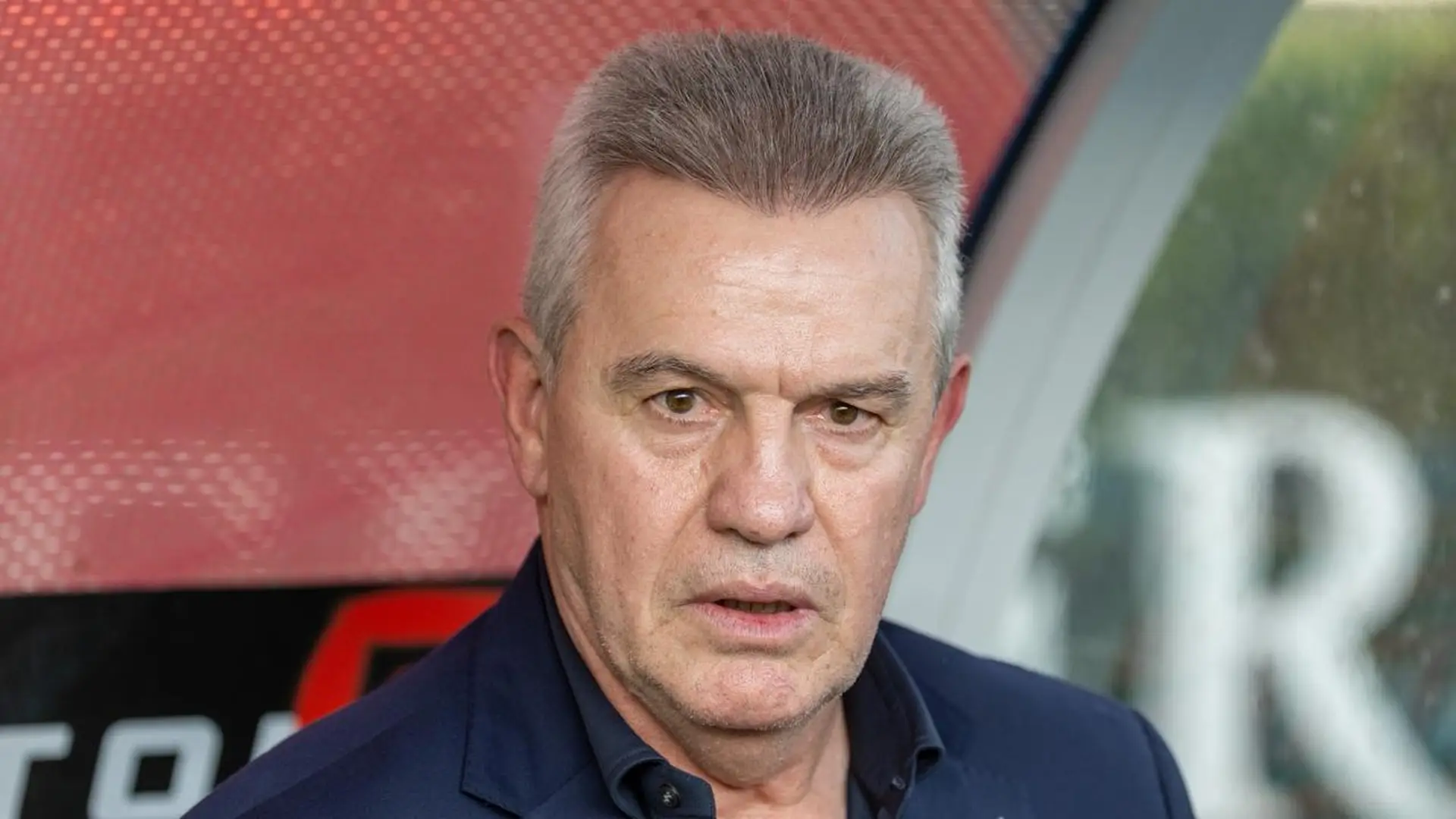 Javier Aguirre during his final match as Mexico manager at the World Cup