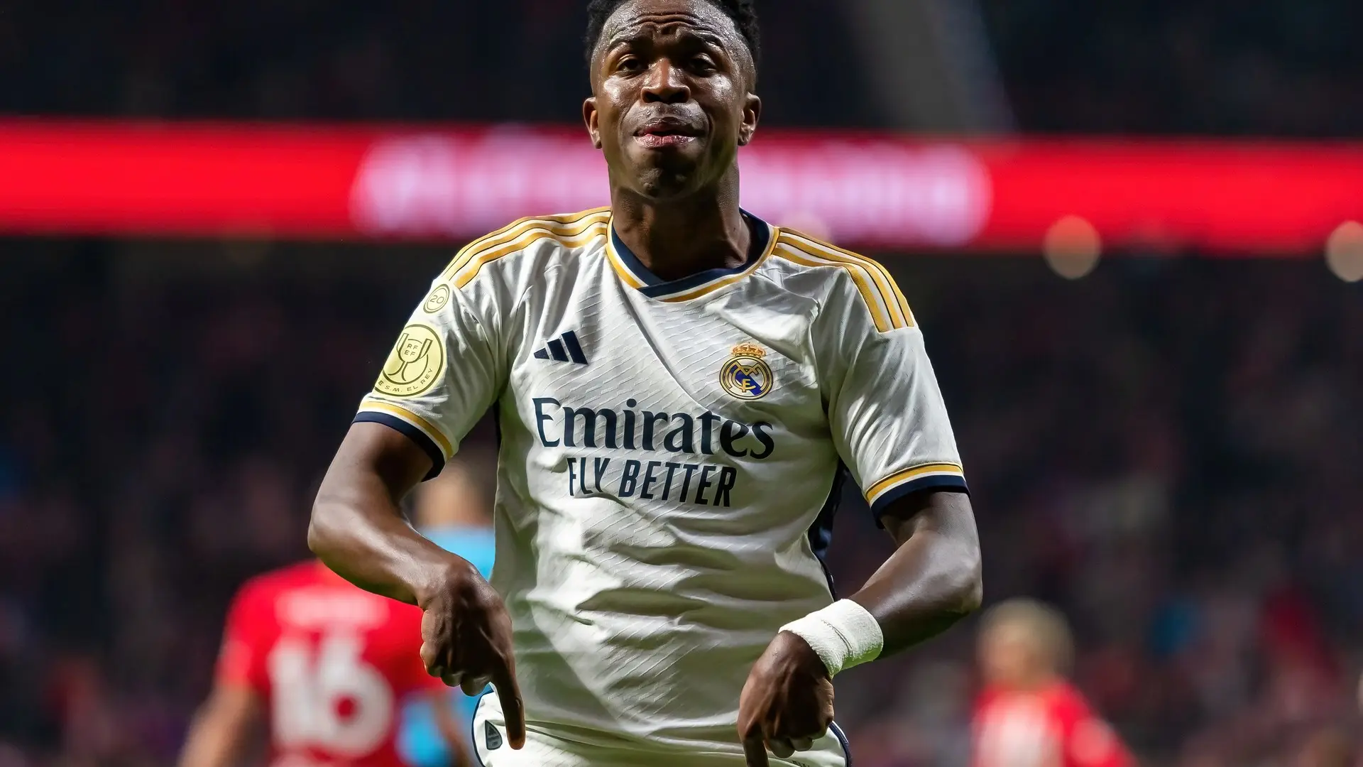 A Real Madrid player during a match